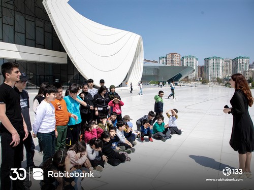 Rabitəbank Şəhid övladları üçün Heydər Əliyev Mərkəzinə ziyarət təşkil etdi - FOTOLAR